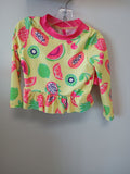 Girls' Fruit Print Swimsuit Set