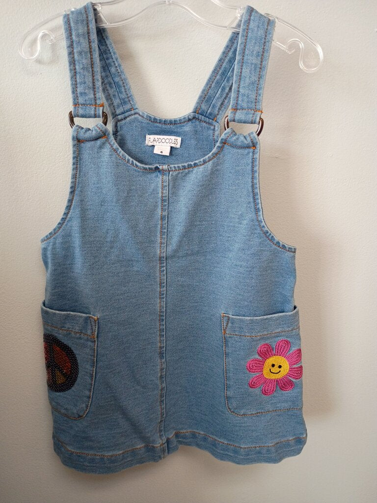 Flapdoodles Denim Overalls