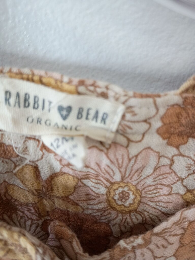 Rabbit Bear Floral Dress
