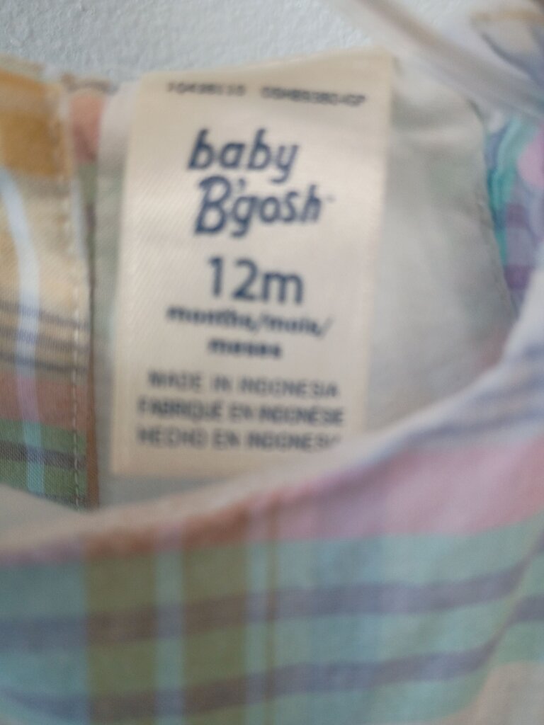 Baby B'gosh Plaid Dress
