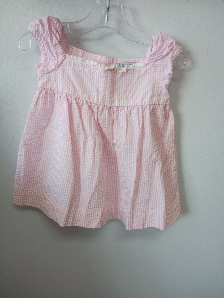 American Living Pink Gingham Baby Dress
