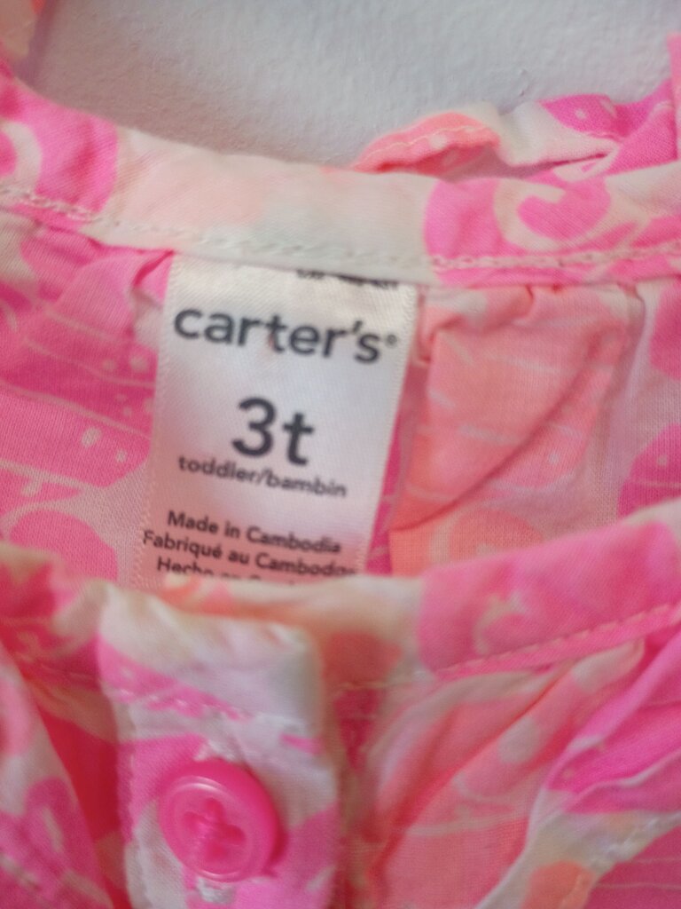 Carter's Toddler Pink Seahorse Top