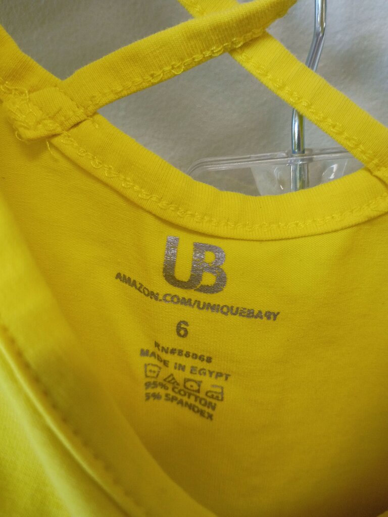 Yellow Apple Graphic T-Shirt and Blue Pants Set