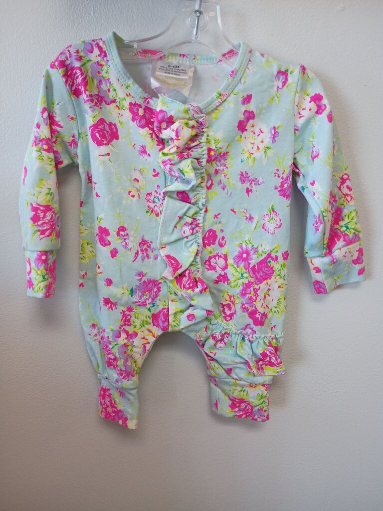 * Honeydew Floral Infant Sleeper, size 0-6mos.