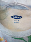 Old Navy Floral Print Baby Onesie
