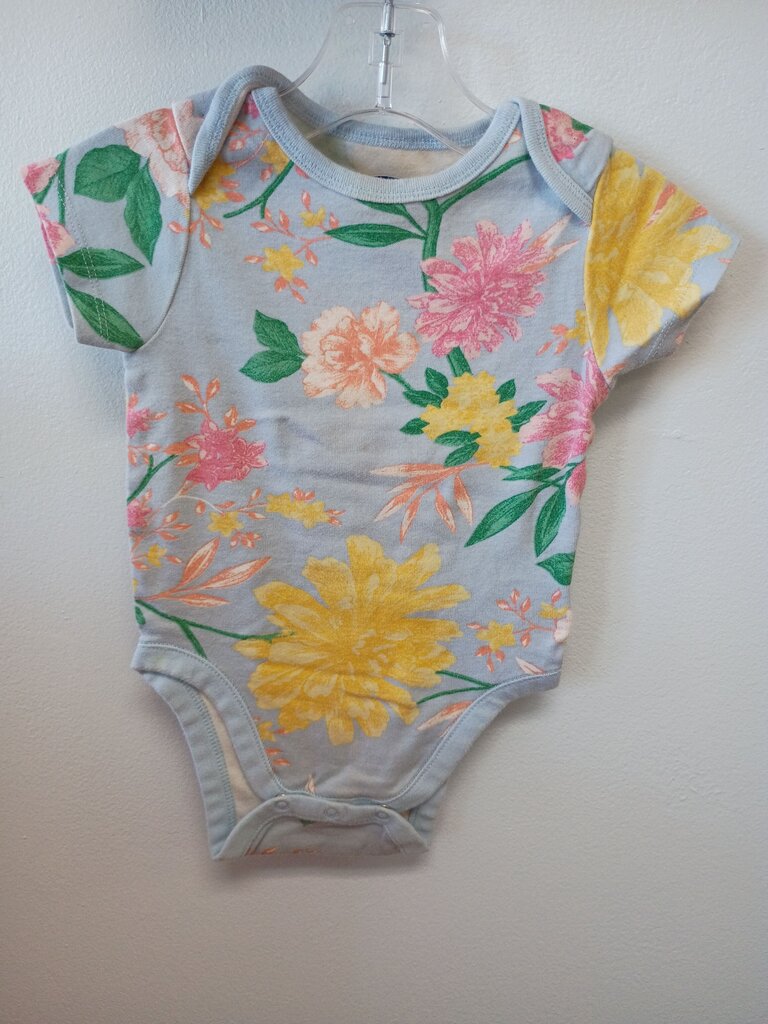 Old Navy Floral Print Baby Onesie