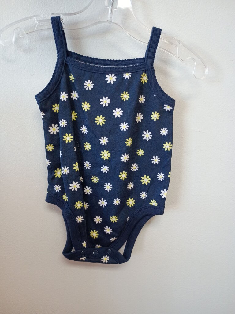 Garanimals Navy Floral Baby Onesie