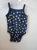 Garanimals Navy Floral Baby Onesie
