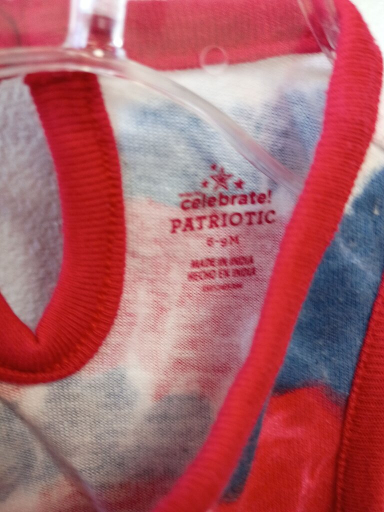 Celebrate! Patriotic Tie-Dye Onesie