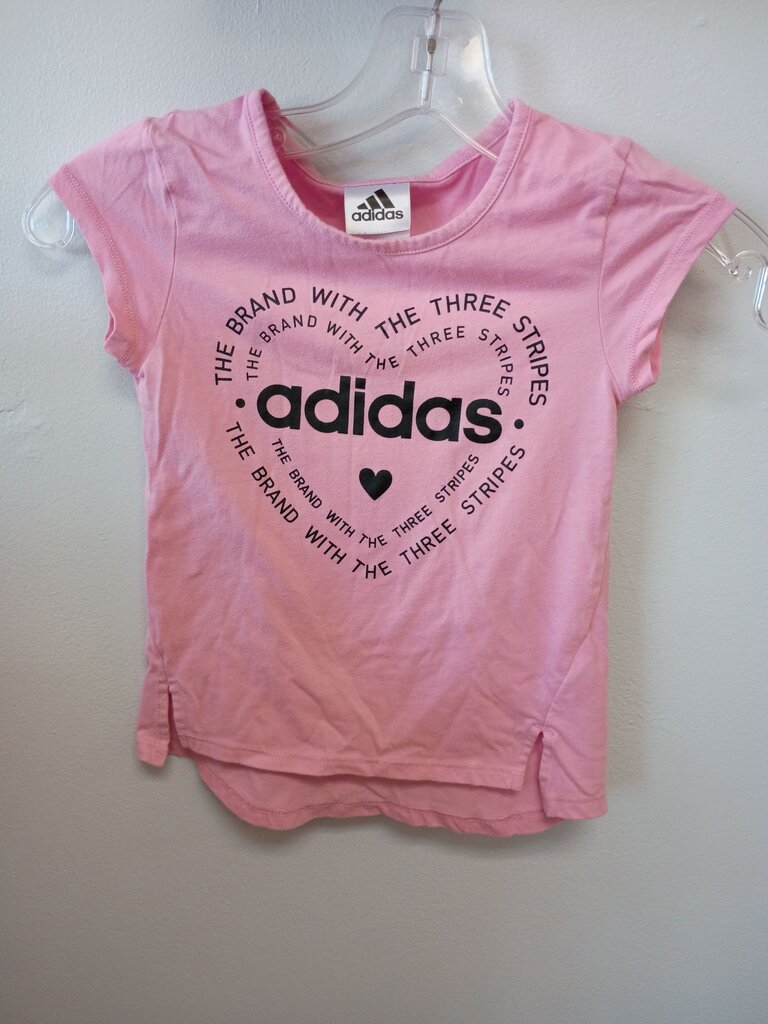 Adidas Pink Graphic T-Shirt Size 5