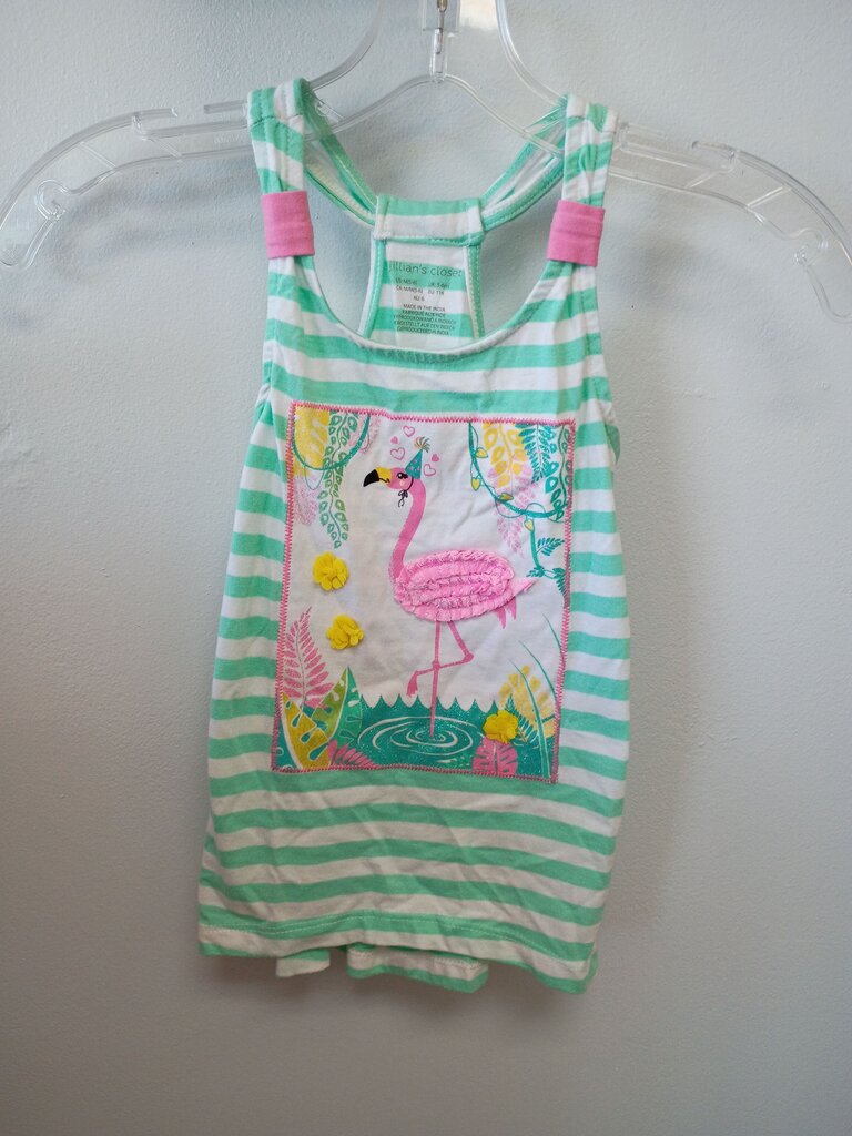 Jillian's Closet Girls' Flamingo Tank Top