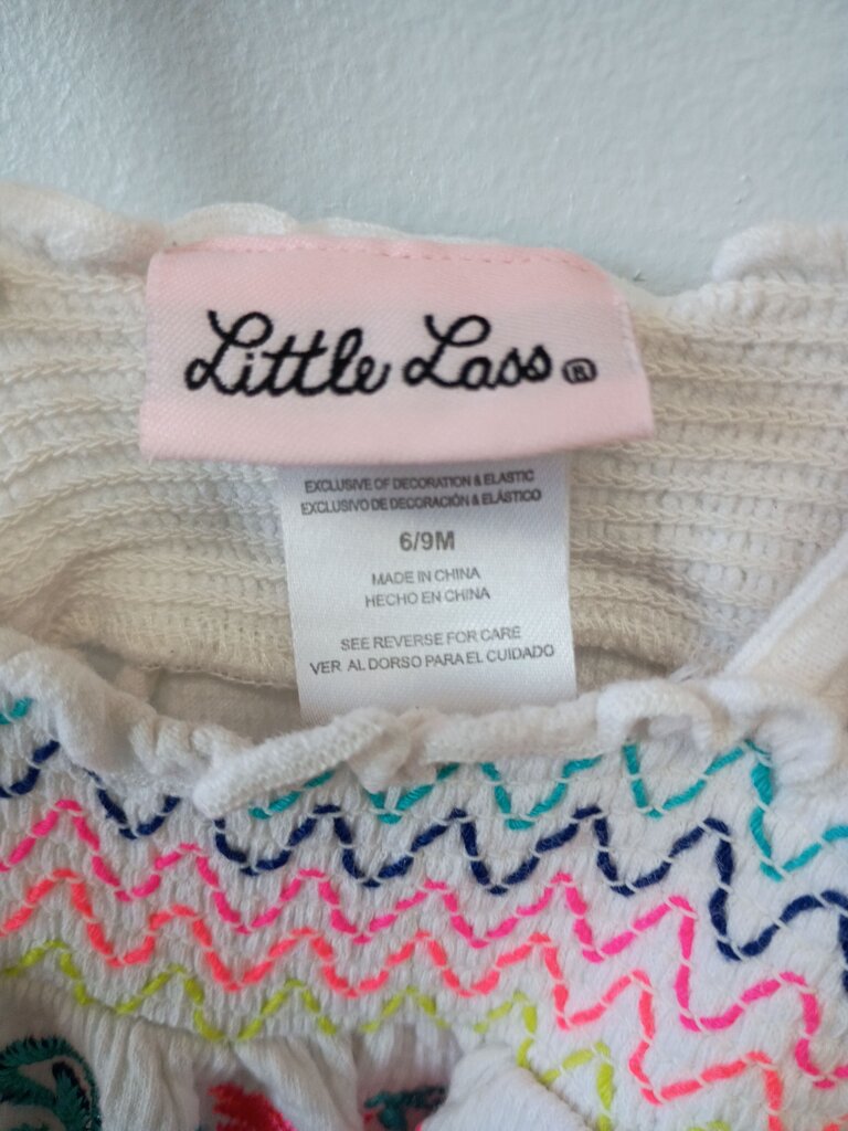 Little Lass Embroidered Infant Shirt