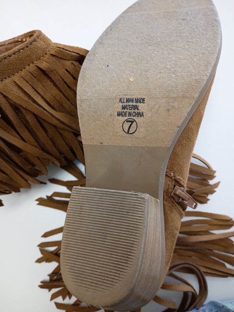 Fringe Ankle Boots