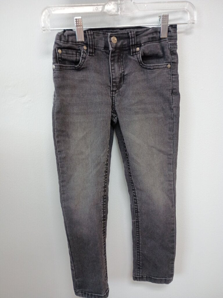 Girls' Grey Stretch Jeans Size 6
