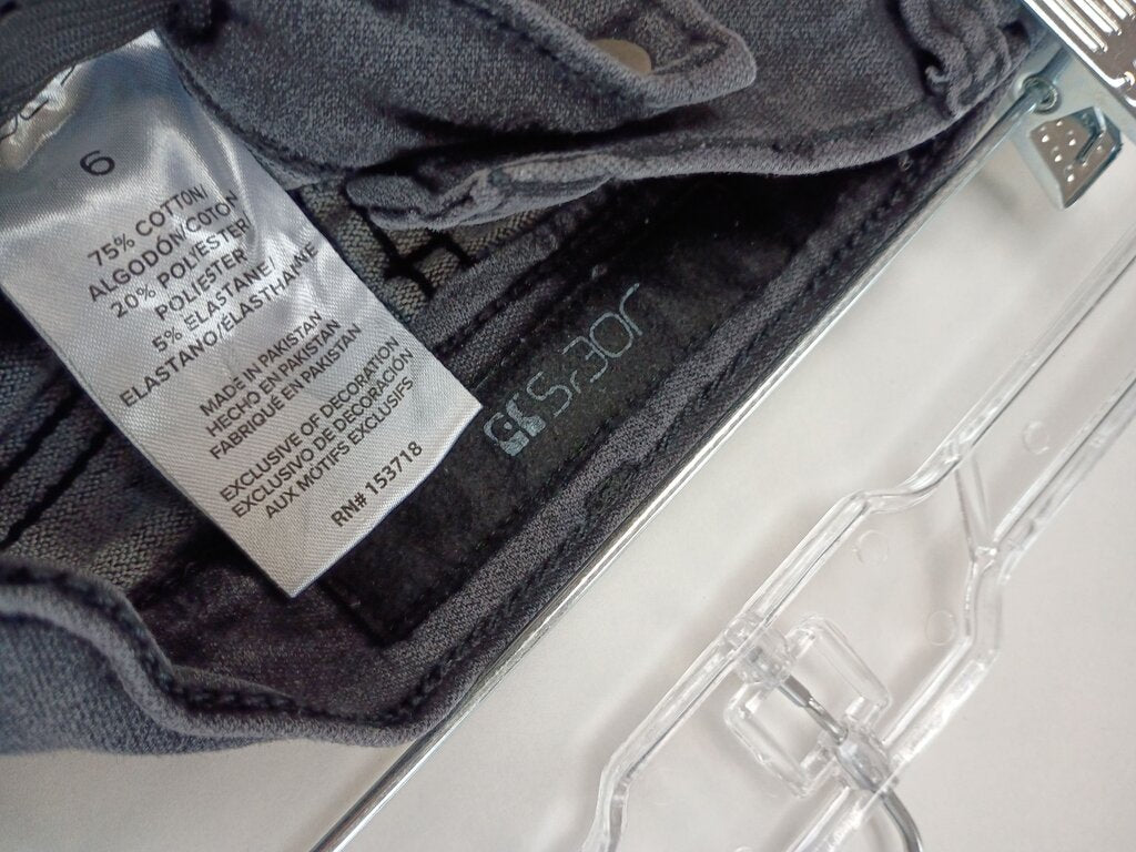 Girls' Grey Stretch Jeans Size 6