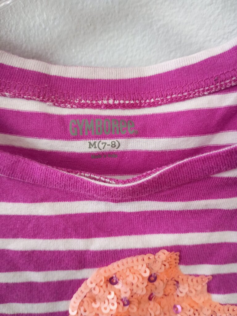 Gymboree Striped Ice Cream Graphic Tee