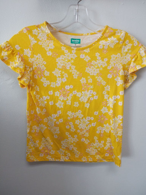 365Kids Floral Print Yellow T-Shirt