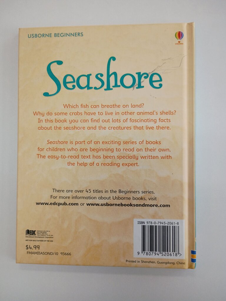 Seashore - Usborne Beginners Book