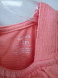 Carter's Baby Girls Flutter Sleeve Top & bottoms