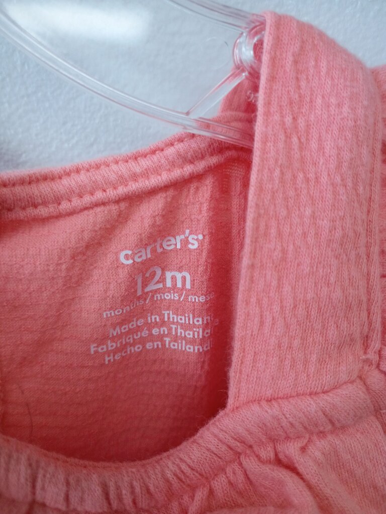 Carter's Baby Girls Flutter Sleeve Top & bottoms