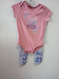 Nike Baby Girls' Onesie and Leggings Set