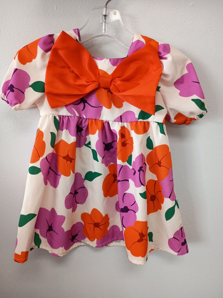 Floral Dress with Bow