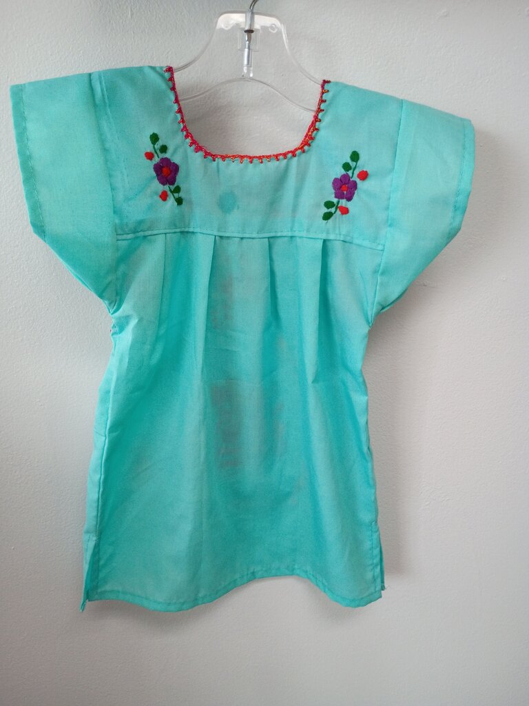 Embroidered Mexican Dress for Girls