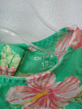 Carter's Floral Green Romper