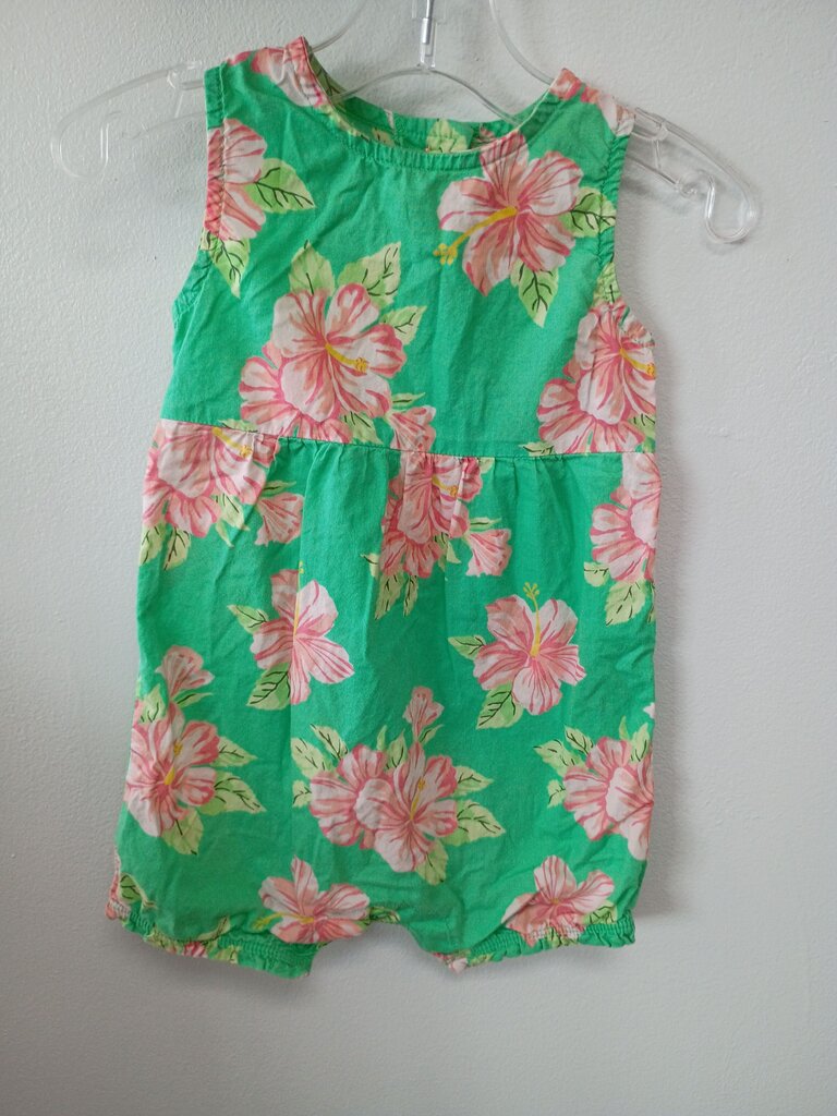 Carter's Floral Green Romper