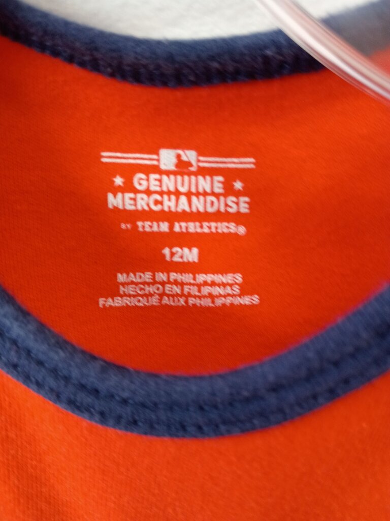 Houston Astros Baby Onesie