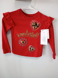 Red Wonderful Kids Long Sleeve Shirt