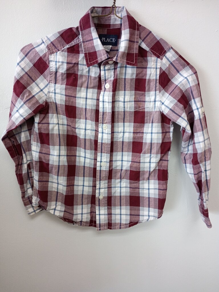 Boys' Plaid Long Sleeve Shirt