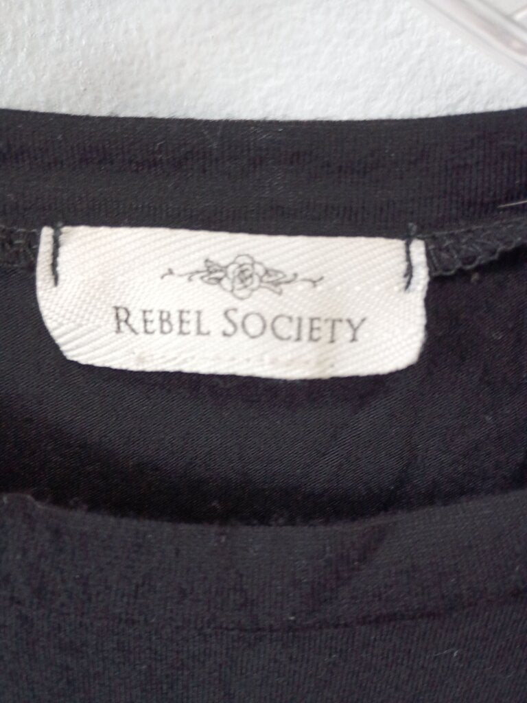 Rebel Society Love Ya Self Cropped Tee