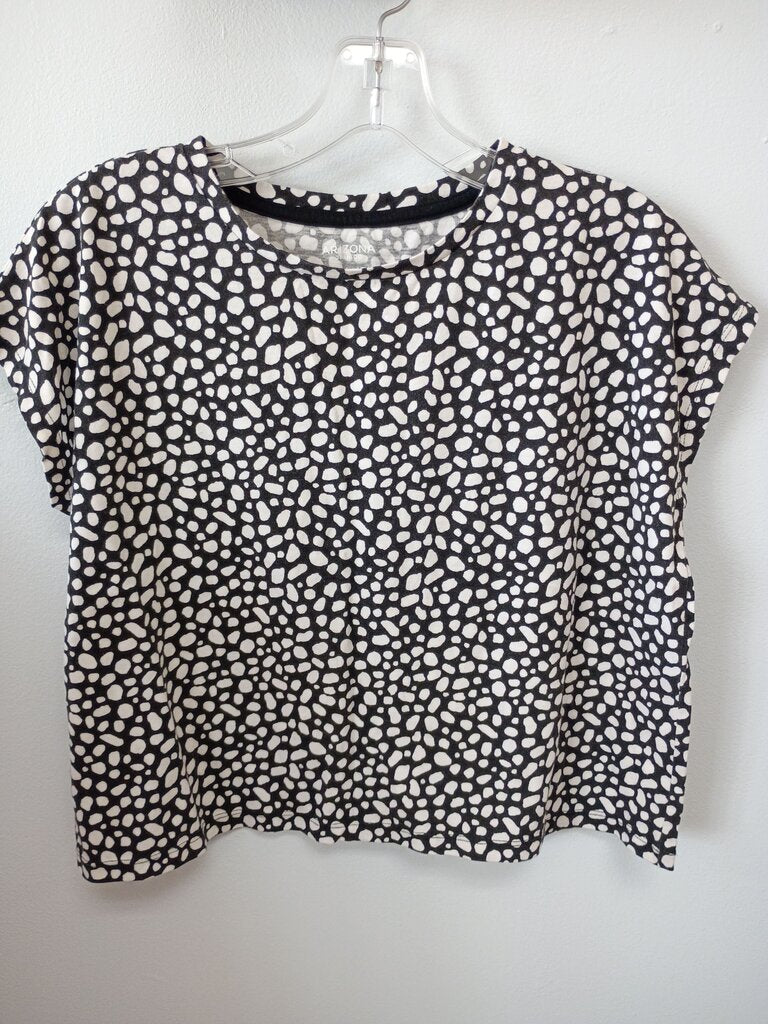 Arizona Jean Co Black and White Plus Size Top