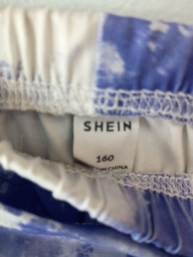 SHEIN Blue Cloud Print Shorts