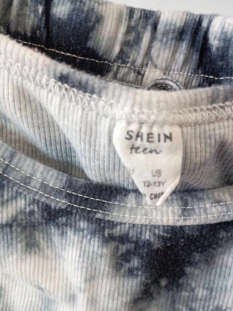 SHEIN Tie-Dye Crop Top for Teens