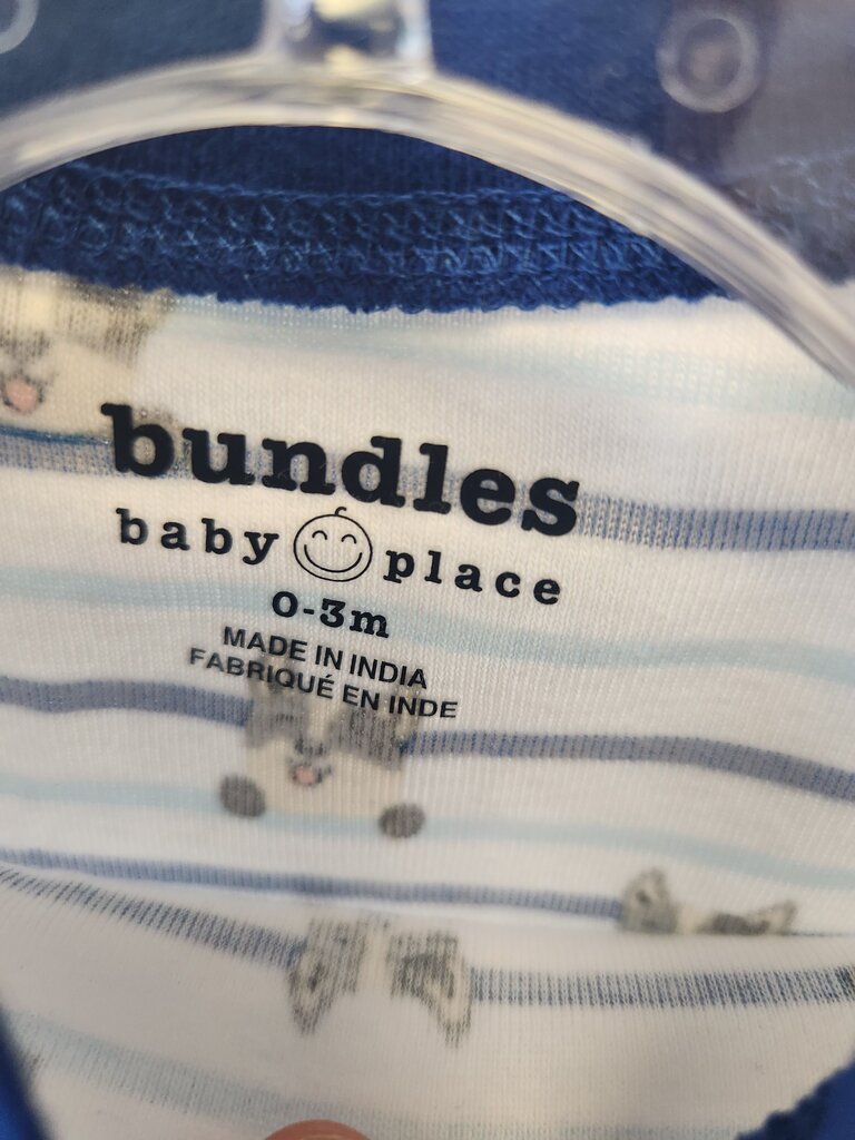Baby Onesie with Dog Print