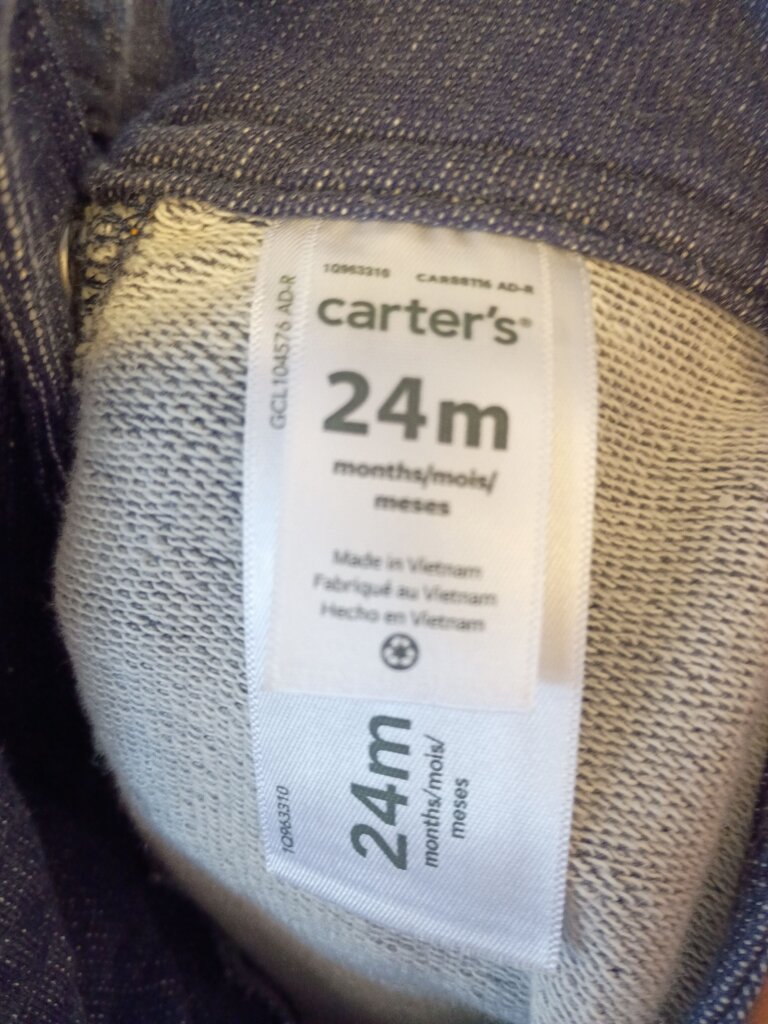 Carter's Denim Overalls for Toddler Boys