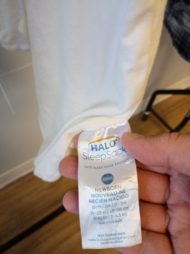 HALO Sleep Sack Newborn Swaddle Bag