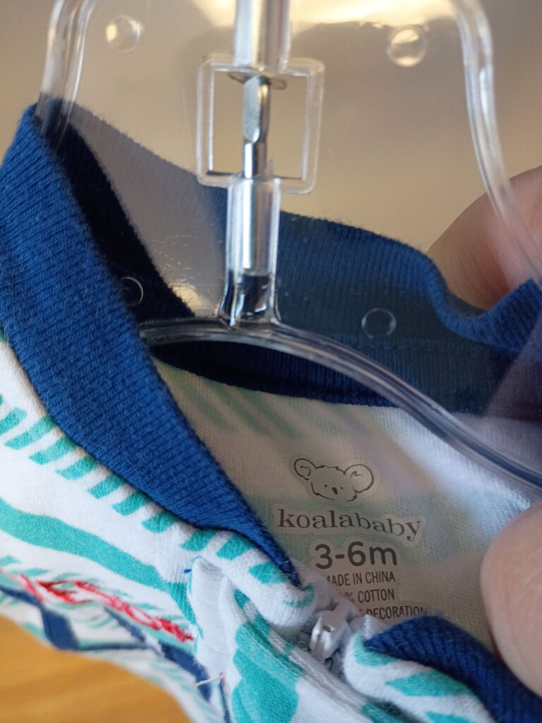 Awesome Lil' Bro Striped Baby Sleeper