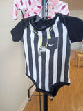 Nike Striped Baby Onesie with Whistle
