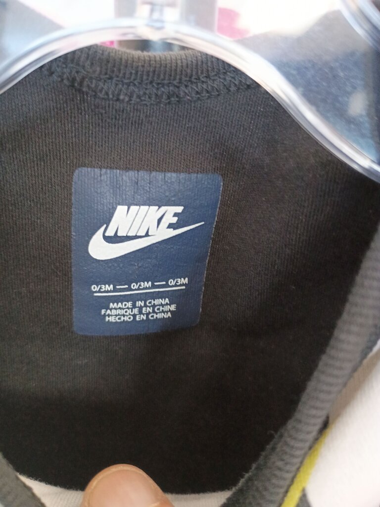 Nike Striped Baby Onesie with Whistle