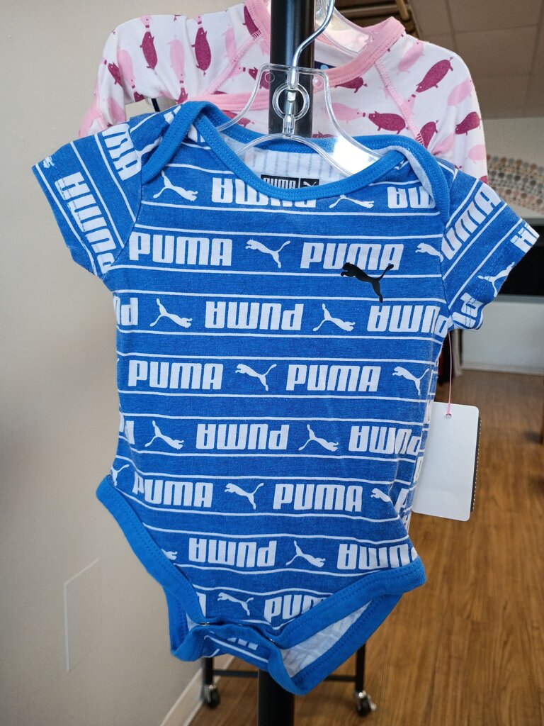 PUMA Blue Baby Onesie