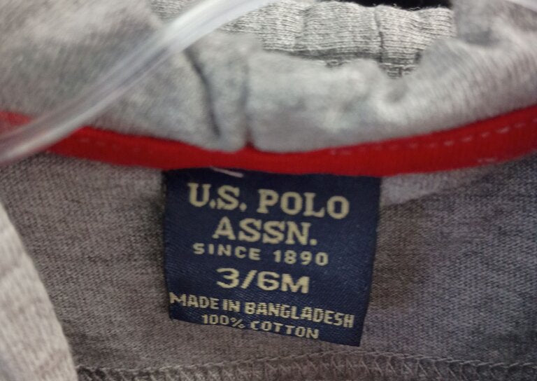 U.S. Polo Assn. Striped Hoodie for Infants