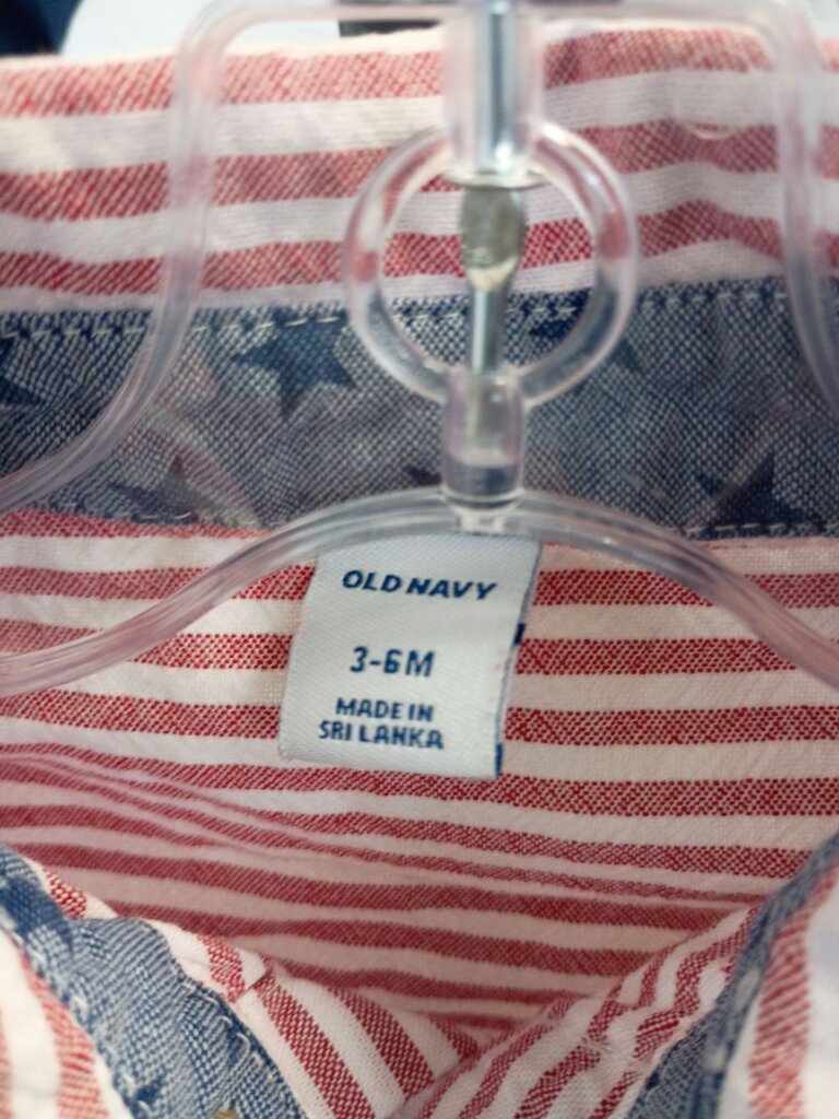 Old Navy Baby Boy's Short Sleeve Striped Shirt