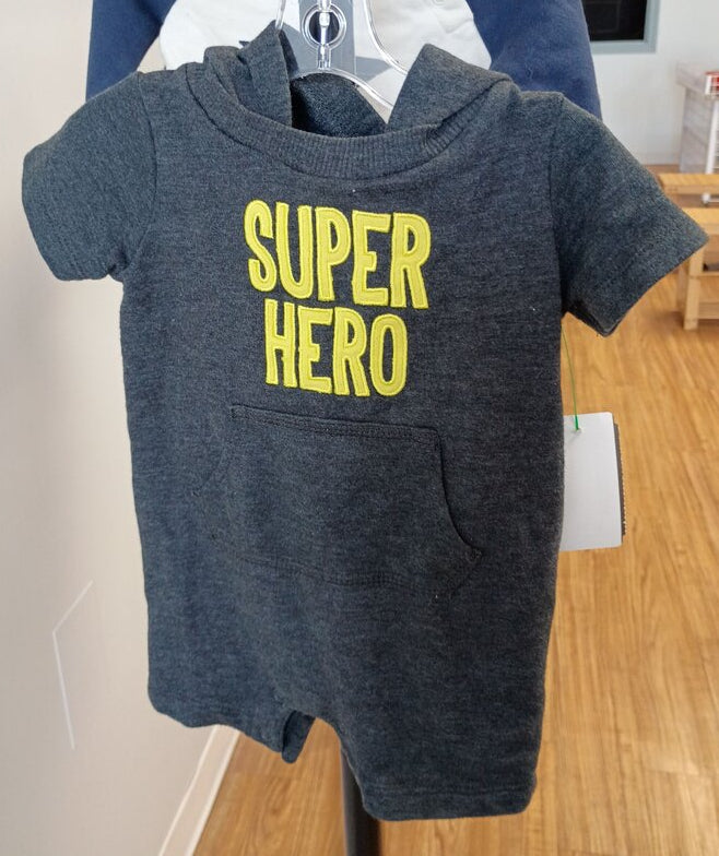 Super Hero Baby Romper