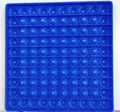 Blue Plastic Counting Tray with Numbered Cups