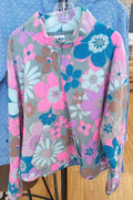 Athletic Works Girls' Floral Fleece Jacket