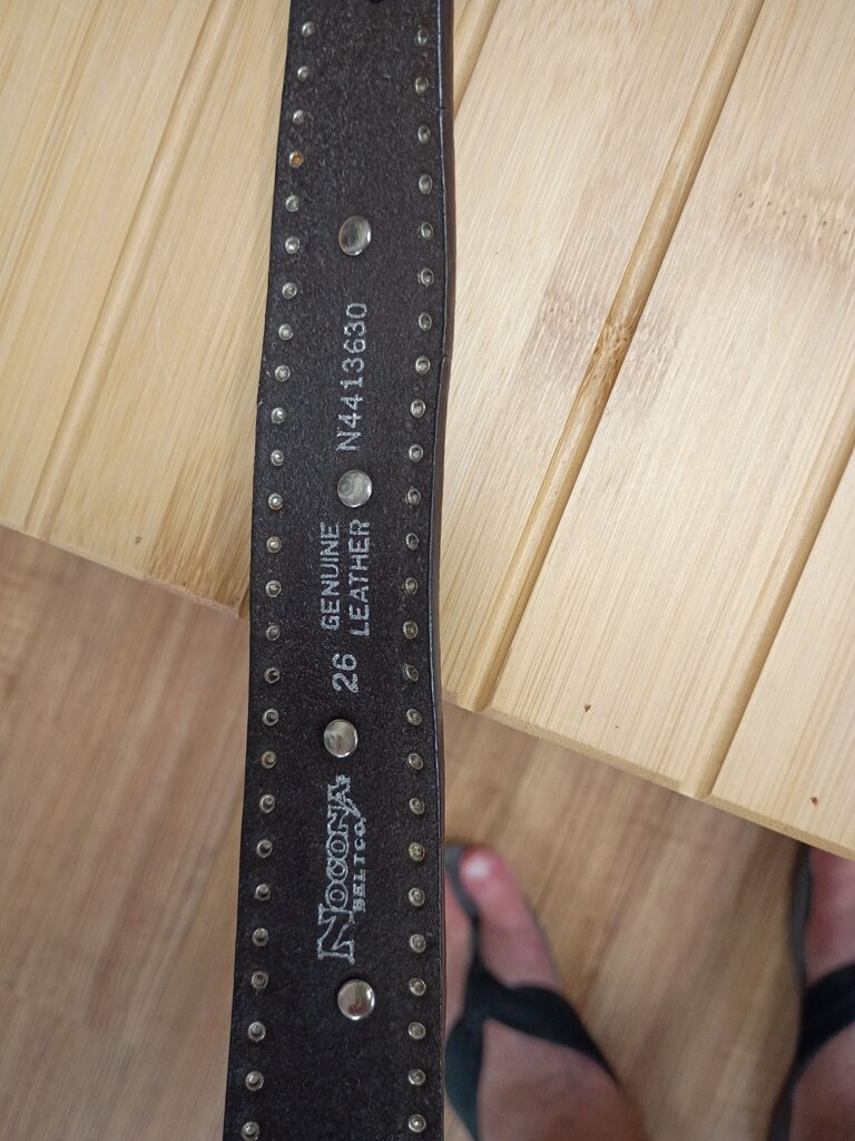 Nocona Boys' Leather Belt with Decorative Studs