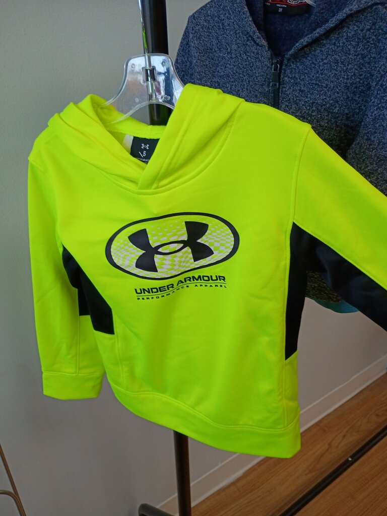 Under Armour Boys' Neon Green Hoodie